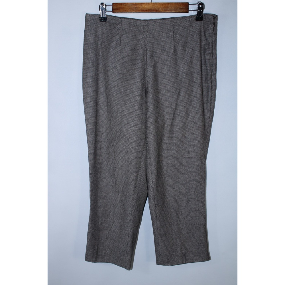 Brooks Brothers Black Fleece Women's Size BB4 Multicolor Wool Cropped Pants
